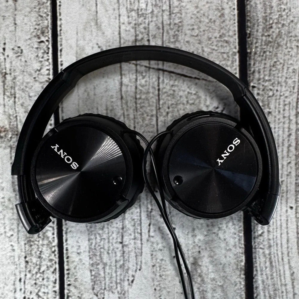 Sony MDR-ZX10NC Wired Noise Canceling On-Ear Headphones Black‎ Tested